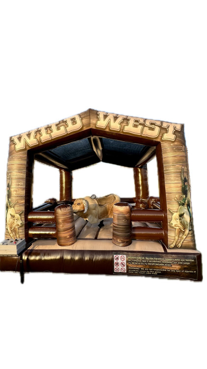 Neutral Shaded Mechanical Bull